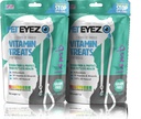 Pet Eyez-Dog Tear Stain Remotor - removedor de manchas para cães - cuidados com os olhos do cão - Dog trata com astaxantina, Blueberry Fruit Powder, Lutein, Grain Free, All-Natural Protein (Lamb-2 Pack)