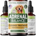 Equilíbrio para cães e gatos - Cushings Tratamento para animais de estimação, suporte para animais de estimação - 2 onças Harmony Herbal Drops