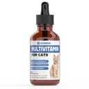 Multivitamina de gato - Suporta Saúde Imune, Pele, Revestimento, Saúde do Coração & Mais - Vitaminas de gato - Suplementos de gato & Vitaminas - Vitaminas de gato para gatos internos - Vitaminas Kitten - Apoio Imune de gato - (1)