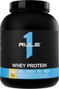 Regra 1 Whey Protein – 24g Fast-Acting Protein from All-Whey Sources with Naturally Occurring EAAs & BCAAs for Workout Recovery or Anytime Use (5 libras*, Banana Creme)
