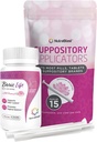 NutraBlast Ácido Bórico Supositórios Vaginais 600mg Pacote com Aplicador, 30 Supositórios e 15 Aplicadores - Cuidado feminino - Made in USA