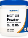 Nutricost Premium MCT Oil Powder .5LBS - Melhor para Keto, Ketosis, e Ketogenic Diets - Zero líquidos carboidratos, não-GMO e sem glúten
