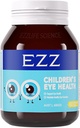 EZZ Saúde dos olhos das crianças, Vitaminas essenciais dos olhos Lutein e Zeaxanthin, alívio da fadiga visual e melhorar a visão, natural e livre de aditivos, 60 Fácil de mastigar