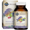 Jardim da Vida Orgânicos Mulheres Pré-natal Multivitamin com vitamina D3, B6, B12, C & Ferro, Folato de Energia & Desenvolvimento Fetal Saudável – Orgânico, Não-GMO, Gluten-Free, Vegan, 60 fornecimento dia