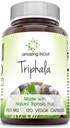Incrivel Índia Triphala (Natural Triphala Fruit) Suplemento □ 750 Mg por Servindo • 120 Cápsulas Veggies