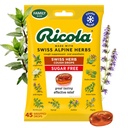 Ricola Sugar Free Suíço Herb Tosse Drops, 45 Contagem, Supressor de Tosse & Garganta Aliviando Drops com mentol naturalmente fonte, sabor agradável para tosse e irritação garganta alívio de sintomas