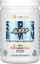 ALFA LION Suplemento sobre-humano do sono, Ajuda nocturna, Recuperação muscular, Muscle Builder & Gainer, melhora a composição corporal (30 Servings, Fruit Punch Flavor)