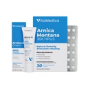 Arnica Montana 30X Pacote Blister + Arnica & Vitamina K Topical Cream (Creme tópico de vitamina K)