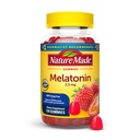 Nature Made Melatonin Gummies 2,5 mg, 100% Drug Free Sleep Aid for Adults, Melatonin Supplement 130 Count, 130 Day Supply