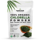 Círculo de Terra Orgânicos chlorela orgânica em pó Superalimento - Kosher - 4 oz