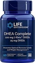 Extensão de Vida DHEA Completo, 100 mg 7- Keto DHEA, 25 mg DHEA, 60 Cápsulas