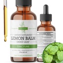 Tintura de limão Balm – livre de álcool – Extrato líquido Melissa Officinalis