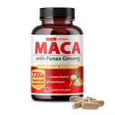 Complexo Vital Herbal Maca Root com Ashwagandha, Tongkat Ali, Tribulus, Horny Goat Weed & Panax Ginseng – Suporte Herbal para Energia e Desempenho – Fornecimento de 90 dias