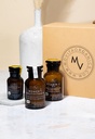 Movita Saúde Trio Vitamina Gift Conjunto com vitamina D3, C, e multivitamina feminina, alimentos fermentados inteiros, vitaminas e minerais - Orgânico, Vegan-Amigo, sem glúten, e não-GMO