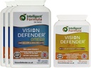Visão Defender MAC & Omega Todos os dias Geral Eye-Health Bundle (90 Dias Fornecimento). Suplemento de vitaminas dos olhos inclui carotenoides Lutein, Zeaxantina, Omega-3 (DHA, EPA). Feito no Reino Unido pela Eye Specialists