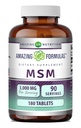 Fórmulas surpreendentes HSH (Metilsulfonilmetano) Suplemento de 1500 Mg por suplemento de serviço de 180 Comprimidos
