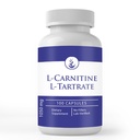 Puro Ingredientes Originais L-Carnitina L-Tartrato (100 Cápsulas) Sempre Puro, Sem Aditivos ou Aditivos, Laboratórios Verificados