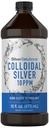 Carlyle Colloidal Silver Líquido de 10 PPM , 16 fl. Oz (473 ml) , com Nano Silver Technology Solutions , Vegetarian, Non-GMO, Gluten Free Supplement