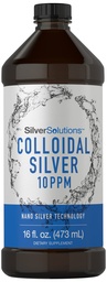 Carlyle Colloidal Silver Líquido de 10 PPM , 16 fl. Oz (473 ml) , com Nano Silver Technology Solutions , Vegetarian, Non-GMO, Gluten Free Supplement