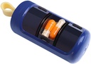 Recipiente de pílulas, pequena caixa de pílulas de viagem portátil, organizador de pílulas de tamanho mini, caixa de pílulas para vitamina, óleo de peixe, suplementos, 3 Compartimento Deslizante...