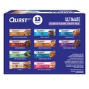 Quest Nutrition Ultimate Variety Pack Protein Bars, Alta Proteína, Baixo Carbo, Glúten Livre, Keto Friendly, 12 Contagem