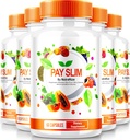 NutraRize (5 Pack) Pay Slim Cápsulas, PaySlim All-Natural Supplement for Healthy Weight Loss, Premium Formula to Achieve Body and Fitness Goals, Official Reviews (300 Cápsulas)