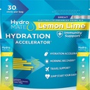 HydroMATE Electrolyte pó limão limão hidratação pacotes baixa quantidade de açúcar 30