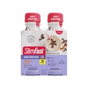 SlimFast Energia avançada Caramel Latte Shake – Pronto para Beber Substituição de Refeição – 20g de Proteína, 11 fl. oz. Garrafa, 4 Count (Packaging May Vary)