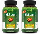 Irwin Naturals CLA Lean Body Fat Redução - Ajuda a reduzir a gordura corporal e aumentar o tom muscular - 80 líquido macio-Gels (Pacote de 2)