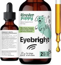 Everever Cachorrinho Eyebright Drops para cães - Eyebright Herb Tintura para acalmar a irritação dos olhos - Líquido Eye Health Supplement for Dogs of All Breeds & Sizes - 2 oz