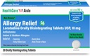 HealthCareAisle Allergy Relief - Loratadine 10 mg Comprimidos de Desintegração Oral USP - 30 Comprimidos - Medicamentos de Alergia de Força de Prescrição Original, Alívio de 24 horas