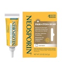 Neosporin Antibiótico analgésico, Anti-Itch, & Scar Aparência Minimizer Pomada com Neomicina e Bacitracina Zinco, 24 horas de proteção contra infecção para cortes menores, raspas e queimaduras,.5 oz