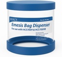 Dispensador de sacos de emese HCS - montado na parede, mantém 24 sacos de vômito HCS descartáveis (não incluídos) - inclui âncoras e parafusos