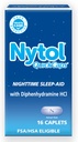 Nytol Quick Caps Ajuda para dormir à noite, ajuda você a dormir rápido, 16 Caplets