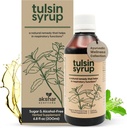 AKSHAR Ayurveda - Xarope de Tulsin, Xarope de Tosse Natural com Alcaçuz, Ginger, Açafrão, Basílio, Porca Malabar - Suplementos de Saúde Pulmonar Respiratória, Xarope de Bem-Estar Bronquial (6.8 fl oz)