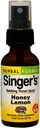 Herbs Etc. Singer's Saving Grace Honey Lemon – Herbal Remedy for Throat Comfort – Aliviando, Hydrating Support with Licorice – Baseado em álcool – 1 fl oz (75 Servings)