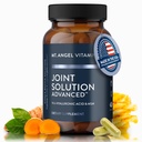 Mt. Angel Vitaminas - Solução Conjunta Advanced, with Curcumin C3 Complex, Glucosamina, Ácido Hialurónico, Bromelaína, Colágeno Tipo 2 & MSM, Melhora Fluidez e Suporta Conforto Conjunta (60 Cápsulas)