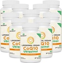 1000mg CoQ10 lipossomal Ubiquinol, 600 Vegan Softgels, alta absorção Ubiquinol CoQ10 Suplemento, Forma antioxidante ativa de coenzima Q10 para função cardíaca e produção de energia