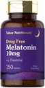 Tahoe Nutritionals Melatonina 10mg .. 150 comprimidos .. com L teanina .. Vegetariano, não-GMO, Suplemento sem glúten
