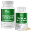 DR VITAMIN SOLUTIONS Queimador de gordura termogênico & Perda de peso noturno comprimidos para mulheres, Trimmer cintura e suplementos para Bloating para mulheres e homens, 120 Cápsulas