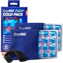 Pacote frio CryoMAX, reutilizável, pacote de gelo de terapia fria de 8 horas, pequeno, 6"x 6" (Pacote de 2)