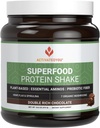 ATIVADO VOCÊ Superalimento Protein Shake - Vegan Planta Protein Powder - com orgânico 7 Mushroom Mistura, espirulina, e GoldRella chlorela - promove integridade muscular, sabor de chocolate (15 Servings)