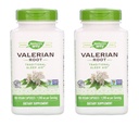 Maneira da natureza Raiz valeriana 1,590 Milligrams Ajuda tradicional ao sono como um suplemento dietético (180 Cápsulas Vegan) Embalagem de 2