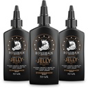 Bossman Jelly Beard Oil for Men 3 Pack (12 onças em Total, Stagecoach Scent) – Suaviza, Hidrata & Condições com Ingredientes Naturais