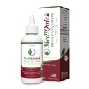 MediQuick Skin & Wound Care Hydrogel Drops - Cura rápida gotas de primeiros socorros com 12 horas de ação para curar cortes, queimaduras, inflamação, erupção cutânea, coceira, Eczema & Mais - Lavagem segura da ferida com No-Sting - 4 Fl Oz