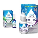 TheraTears Extra Seco Terapia Ocular Lubrificante Colírio para Olhos Secos, Frasco de 0,5 fl oz, 2 Contagem & EsteriLid Eyelid Cleanser e Lavar o Rosto, para olhos irritados, 2 fl oz Spray