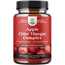 Limpeza Apple Cider Vinagre Cápsulas - ACV Deep Cleanse e Detox Pills para Gut e Saúde Digestiva com Slimming Cayenne - Força extra ACV para Hunger Gut Cleanse e Full Body Detox 180 Contagem
