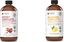 Complete Natural Products Kidney Complete 8 onças e vesícula biliar Complete 8 oz Bundle