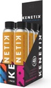 KENETIK Ketone Drink Mix, Mistura exógena de cetonas, Keto, Cafeína e Açúcar Grátis, Vegan Suplemento para energia limpa e foco mental, Café alternativo com D-BHB - Abacaxi sabor de maracujá, 6PK