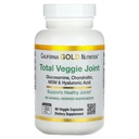 California Gold Nutrition Glucosamina vegetariana, Condroitina, Ácido Hialurônico, MSM, Total Veggie Joint & Bone Support Fórmula, Não OGM, Sem soja, Gluten Free, 90 Cápsulas Veggie